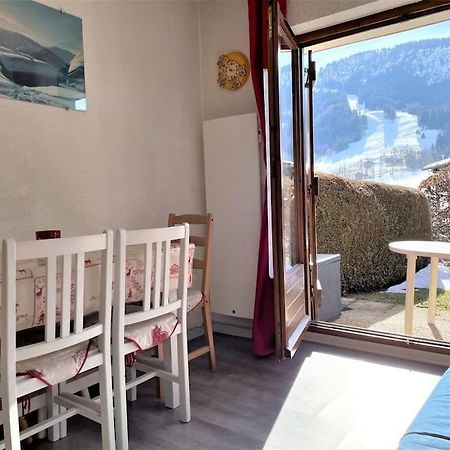 Charmant Studio + Jardin Vue Pistes Et Local Velo Praz-sur-Arly Exteriér fotografie